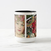 Mucha ツートーンマグカップ (中央)