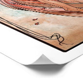 Mucha dance art deco ポスター (角)