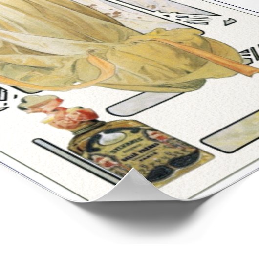 Mucha Poster Print: Sylvais Perfume Ad ポスター (角)