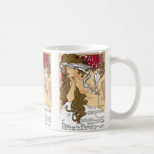 Mucha , Poster Salon des Cents 1901, Musée des art コーヒーマグカップ (右)