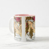 Mucha , Poster Salon des Cents 1901, Musée des art ツートーンマグカップ (正面左)