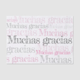Muchas gracias/のスペイン語はティッシュペーパー感謝していしています 薄葉紙