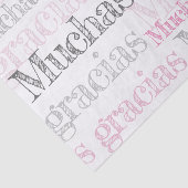 Muchas gracias/のスペイン語はティッシュペーパー感謝していしています 薄葉紙 (詳細)