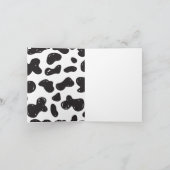 Muchas Gracias Cowをテーマに感謝していおもしろい サンキューカード (内部)