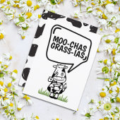 Muchas Gracias Cowをテーマに感謝していおもしろい サンキューカード