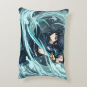 Muchiro Accent Pillow – Cute Anime Decor for Fans アクセントクッション (裏面(縦))