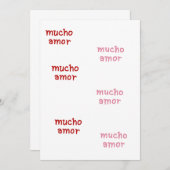 MUCHO AMOR  アドバイスカード (正面/裏面)