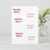 MUCHO AMOR  アドバイスカード (スタンド正面)