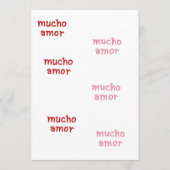 MUCHO AMOR  アドバイスカード (正面)