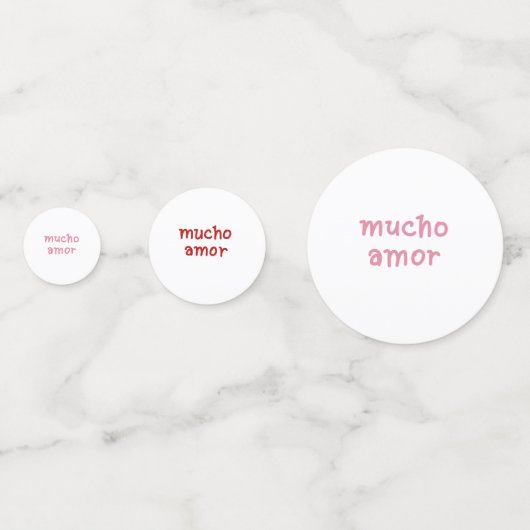 MUCHO AMOR コンフェッティ (裏面)