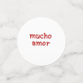 MUCHO AMOR  コンフェッティ (スモール正面)