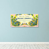 Mucilage D' Amandes Soap LabelParis，フランス キャンバスプリント (インサイチュ (ウッドフロア))