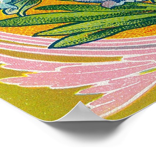 Mucilage D' Amandes Soap LabelParis，フランス ポスター (角)