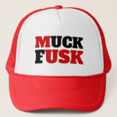 "MUCK FUSK" トラッカーハット (正面)