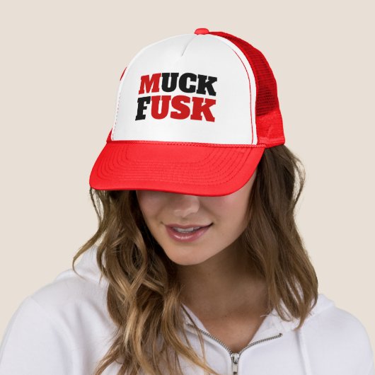 "MUCK FUSK" トラッカーハット (インサイチュ)