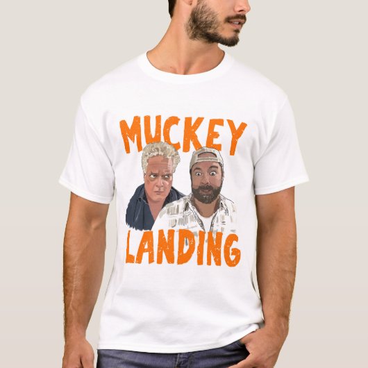 Mucky Landingメンズシャツ Tシャツ (正面)