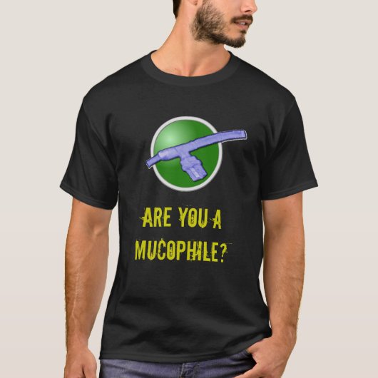 MUCOPHILEの基本的な暗闇 Tシャツ (正面)