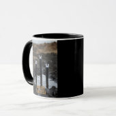Mud Diver black combo mug 2 sided マグカップ (正面左)