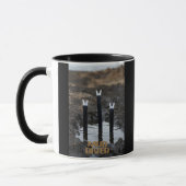 Mud Diver black right hand combo mug マグカップ (左)