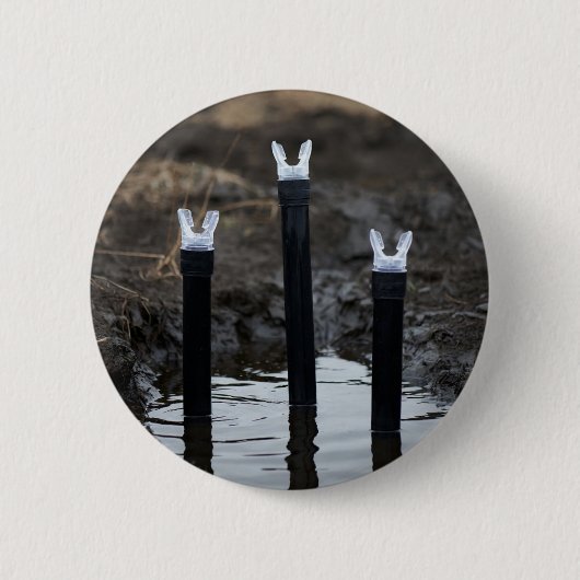 Mud Diving round button 缶バッジ (正面)