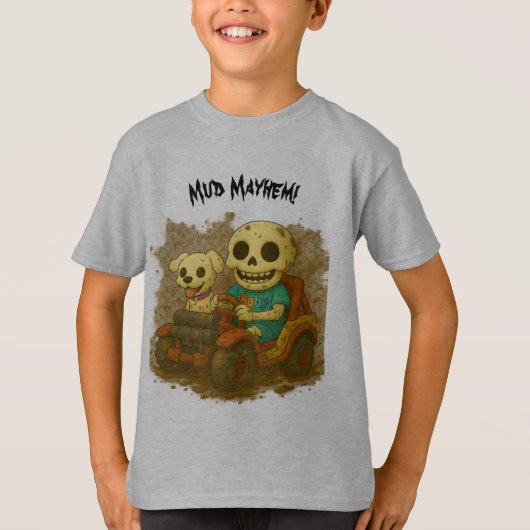 Mud Mayhem with Baby and Waggles™ Off-Road Tee Tシャツ (正面)