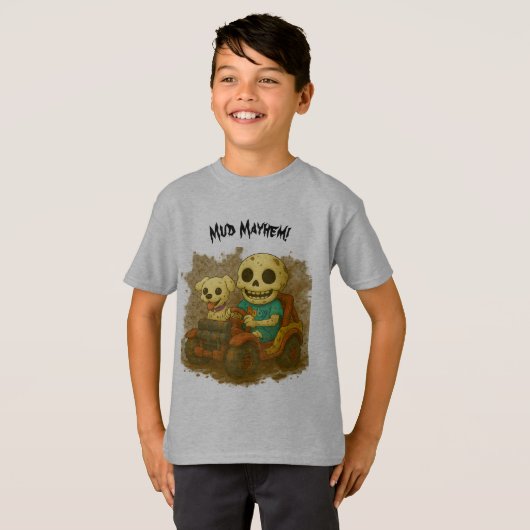 Mud Mayhem with Baby and Waggles™ Off-Road Tee Tシャツ (正面フル)