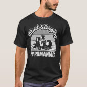 Mud Slinging Pyromaniac Pottery Design Tシャツ (正面)