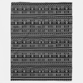 Mudclothモダンな毛布 フリースブランケット