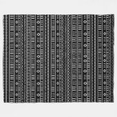 Mudclothモダンな毛布 フリースブランケット (正面(横))