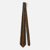 Mudcloth Bogolan Modern Tribal Style Neck Tie ネクタイ (正面)