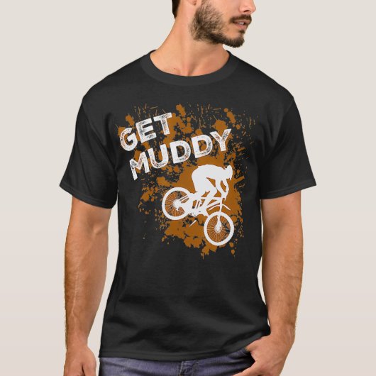 Muddy Mountain Biking Trail  Tシャツ (正面)