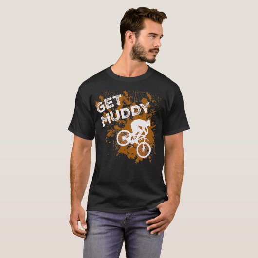 Muddy Mountain Biking Trail  Tシャツ (正面フル)