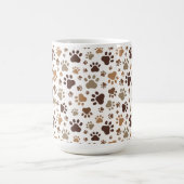 Muddy Paw Print Coffee Mug コーヒーマグカップ (中央)