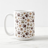 Muddy Paw Print Coffee Mug コーヒーマグカップ (左)