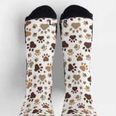 Muddy Paw Print Socks ソックス (上部)