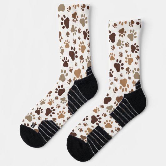 Muddy Paw Print Socks ソックス (左)