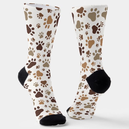 Muddy Paw Print Socks ソックス (傾斜あり)
