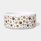 Muddy Paw Prints - Customisable Pet Food Bowl ボウル (左)