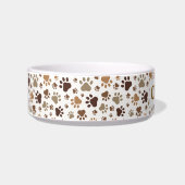 Muddy Paw Prints - Customisable Pet Food Bowl ボウル (左)