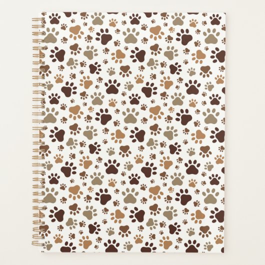 Muddy Paw Prints Planner プランナー手帳 (正面)