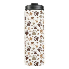 Muddy Paw Prints Thermal Tumbler タンブラー