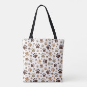Muddy Paw Prints Tote Bag トートバッグ (裏面)