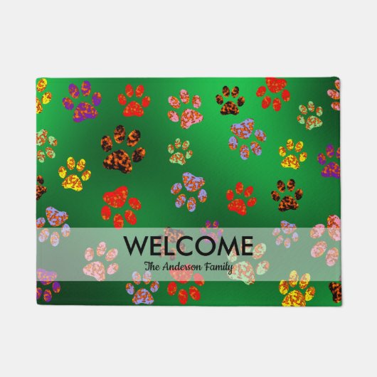 Muddy Paws Door Mat ドアマット (正面)