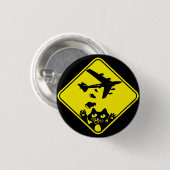 Mudgeのスタジオによる猫の糞 缶バッジ (正面&裏面)