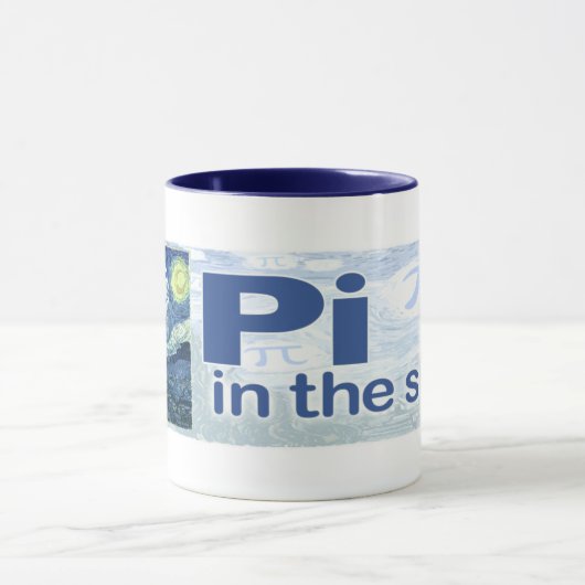 Mudgeのスタジオによる空のPi マグカップ (中央)