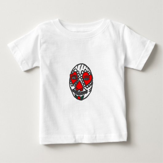 Muerte "ハート" ベビーTシャツ (正面)