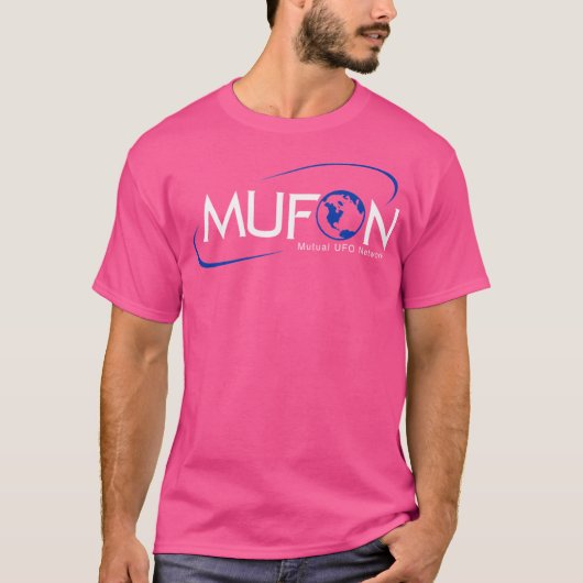 Mufon(Mutual Ufo Network)デザイン。 Tシャツ (正面)