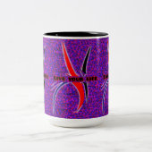 Mugあなたの人生を生きる ツートーンマグカップ (中央)