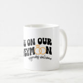 MUGかわいいハネムーンシャツ、ウィフィーハビー コーヒーマグカップ (正面右)