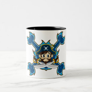 Mugかわいい海賊大尉 ツートーンマグカップ